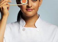 Poster for the movie "East Side Sushi"