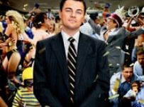 Poster for the movie "The Wolf of Wall Street"