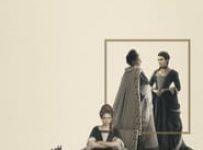 Poster for the movie "The Favourite"