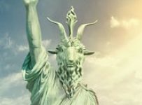 Poster for the movie "Hail Satan?"