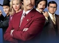 Poster for the movie "Anchorman: The Legend of Ron Burgundy"